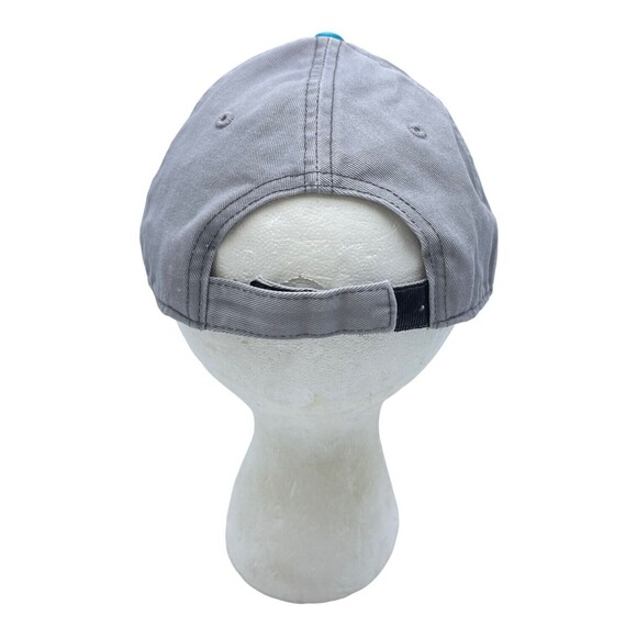 TaylorMade Cap Golf Hat Adult Gray Teal Embroidered Adjustable Casual - Picture 3 of 4